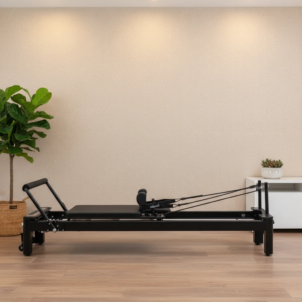 Black Aluminum Alloy Pilates Reformer Bed for Yoga&Pilates Reformers Exercises
Black Aluminum Alloy Pilates Reformer Bed for Yoga&Pilates Reformers Exercises