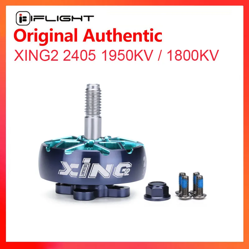 iFlight XING2 2405 1950KV / 1800KV 4-6S FPV Motor Unibell for FPV drone part
iFlight XING2 2405 1950KV / 1800KV 4-6S FPV Motor Unibell for FPV drone part