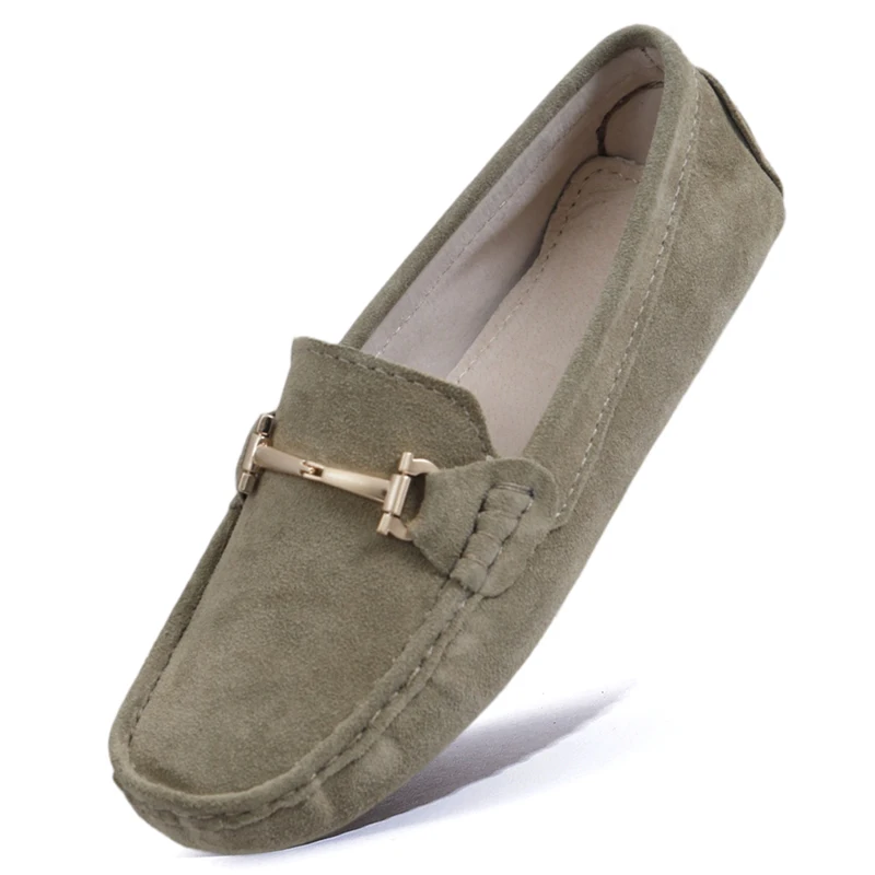 Shoes Women 100% Cow Suede Leather Women Flat Shoes Casual Loafers Slip On Flats Moccasins Lady Driving Shoes
Shoes Women 100% Cow Suede Leather Women Flat Shoes Casual Loafers Slip On Flats Moccasins Lady Driving Shoes