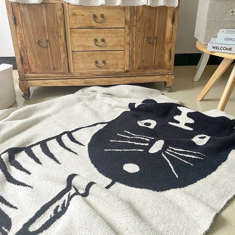 Knitted Tiger Print Blanket Cartoon Fleece Blankets Leisure Blanket Shawl Air Conditioning Blanket Sofa Cover Blanket
Knitted Tiger Print Blanket Cartoon Fleece Blankets Leisure Blanket Shawl Air Conditioning Blanket Sofa Cover Blanket