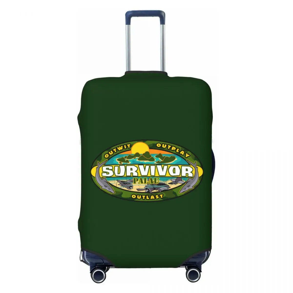 Custom Adventure Game TV Show Survivor Suitcase Cover Elastic Luggage Protective Covers for 18-32 inch
Custom Adventure Game TV Show Survivor Suitcase Cover Elastic Luggage Protective Covers for 18-32 inch