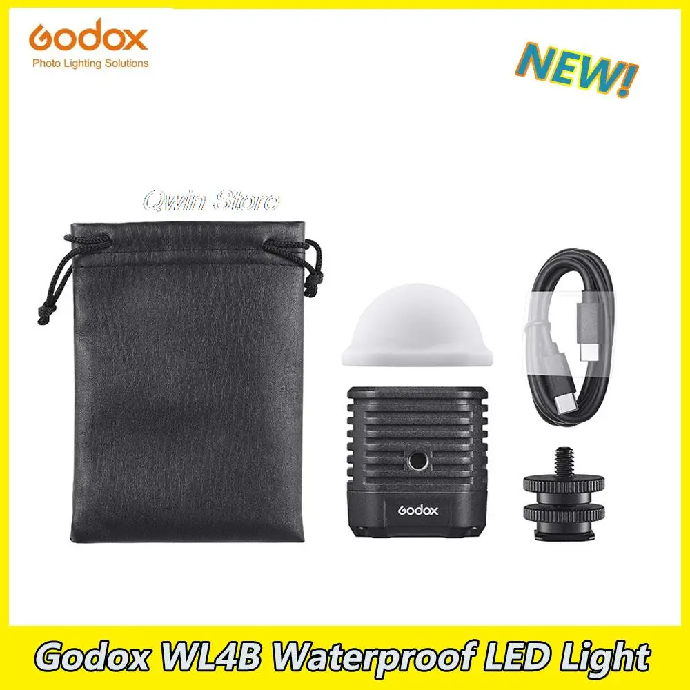 Godox WL4B Waterproof LED Light Photography light fill 5600K 100ft with Support Mobile APP CRI / TLCI 97 13 FX Effects Lighting
Godox WL4B Waterproof LED Light Photography light fill 5600K 100ft with Support Mobile APP CRI / TLCI 97 13 FX Effects Lighting