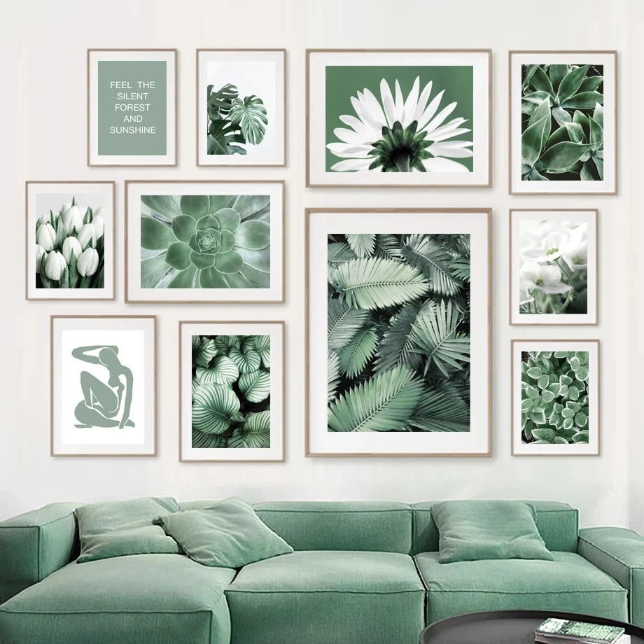 Nordic Modern Green Plant Flower Leaf Picture Canvas Painting Wall Art Poster and Print for Home Fresh Decor Living Room Design
Nordic Modern Green Plant Flower Leaf Picture Canvas Painting Wall Art Poster and Print for Home Fresh Decor Living Room Design