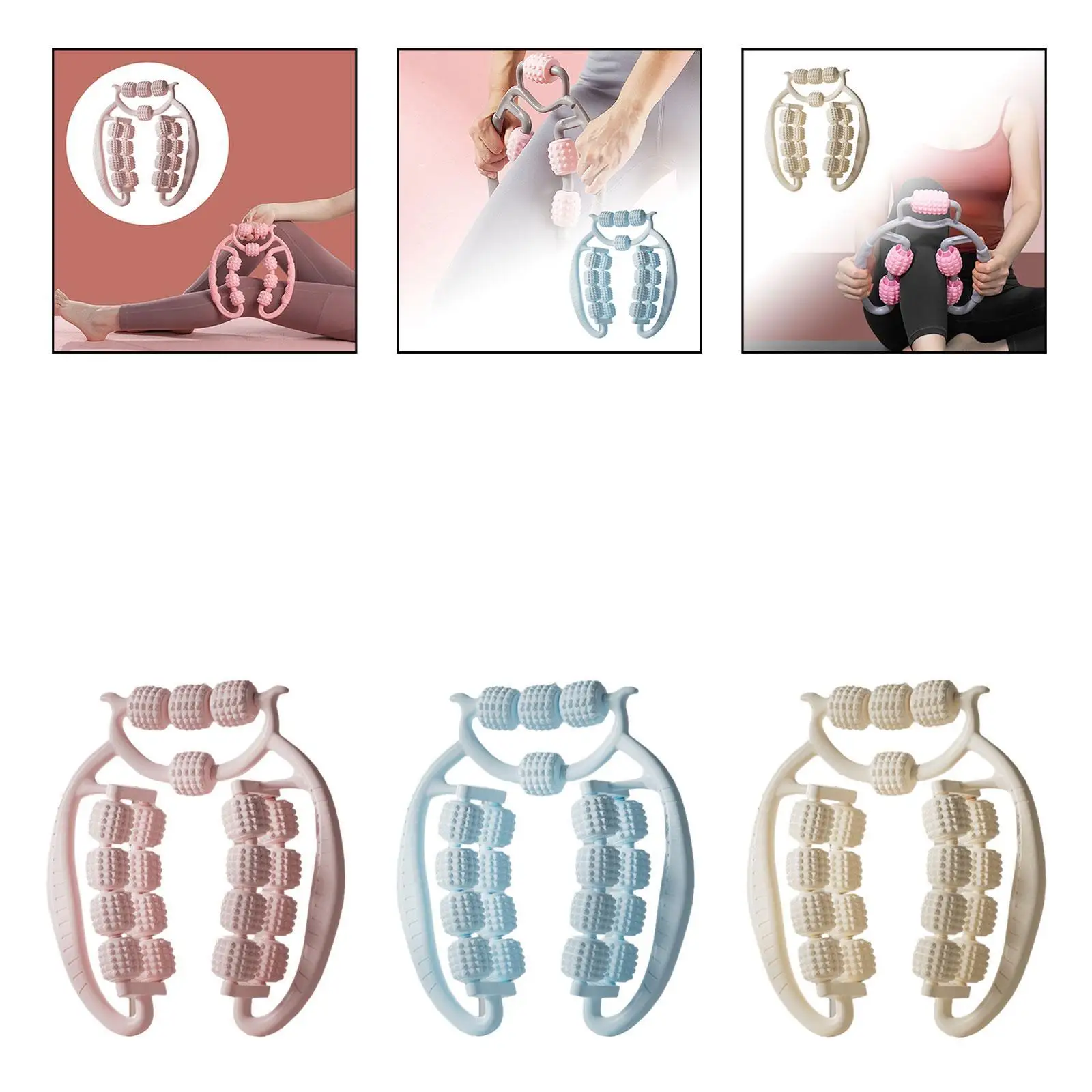 Leg Massager Roller Portable Equipment Ergonomic Leg Clamp 20 Wheel Muscle Roller for Gym Bodybuilding Workout Yoga Sports
Leg Massager Roller Portable Equipment Ergonomic Leg Clamp 20 Wheel Muscle Roller for Gym Bodybuilding Workout Yoga Sports