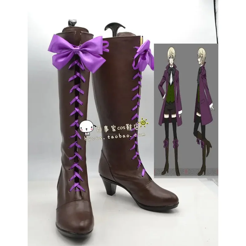 dd12Black Butler Alois Trancy Boots Хэллоуин Карнавал вечерние туфли для косплея на заказ размер 35-48
dd12Black Butler Alois Trancy Boots Хэллоуин Карнавал вечерние туфли для косплея на заказ размер 35-48