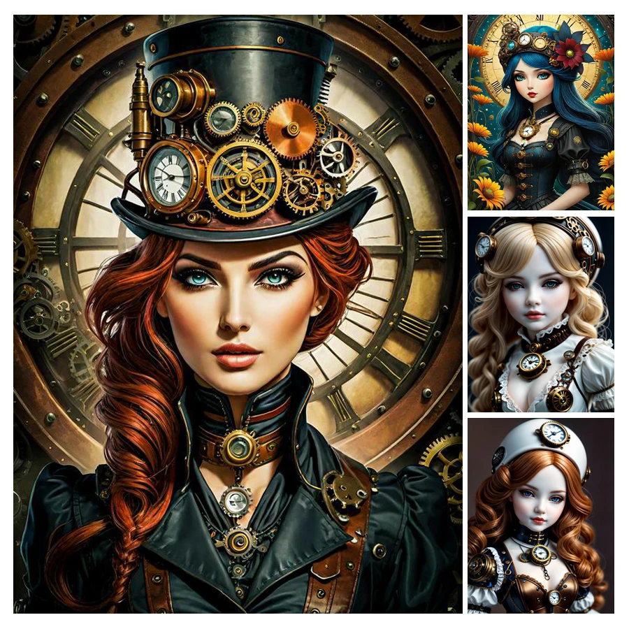Fullcang Diy Diamond Painting Kits New Collection Steampunk Woman Full Rhinestone Art Mosaic Embroidery Girl Picture Wall Decor
Fullcang Diy Diamond Painting Kits New Collection Steampunk Woman Full Rhinestone Art Mosaic Embroidery Girl Picture Wall Decor