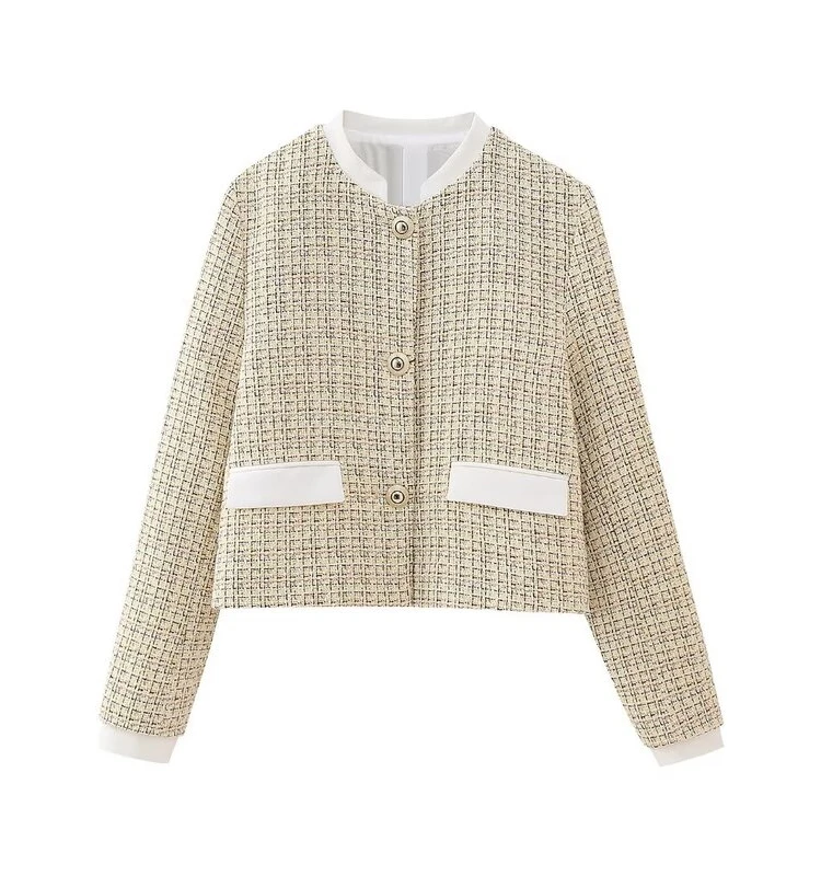 Casual Texture ort Suit Jaet for Women Versatile Autumn New Arrival Button round Ne Long Sve Commute Sle 25-29 Years
Casual Texture ort Suit Jaet for Women Versatile Autumn New Arrival Button round Ne Long Sve Commute Sle 25-29 Years