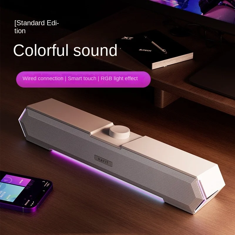 Wired Bluetooth Speaker Desktop Computer Speaker Subwoofer With Microphone Stereo Retro And Minimalist RGB Ambient Light Game
Wired Bluetooth Speaker Desktop Computer Speaker Subwoofer With Microphone Stereo Retro And Minimalist RGB Ambient Light Game