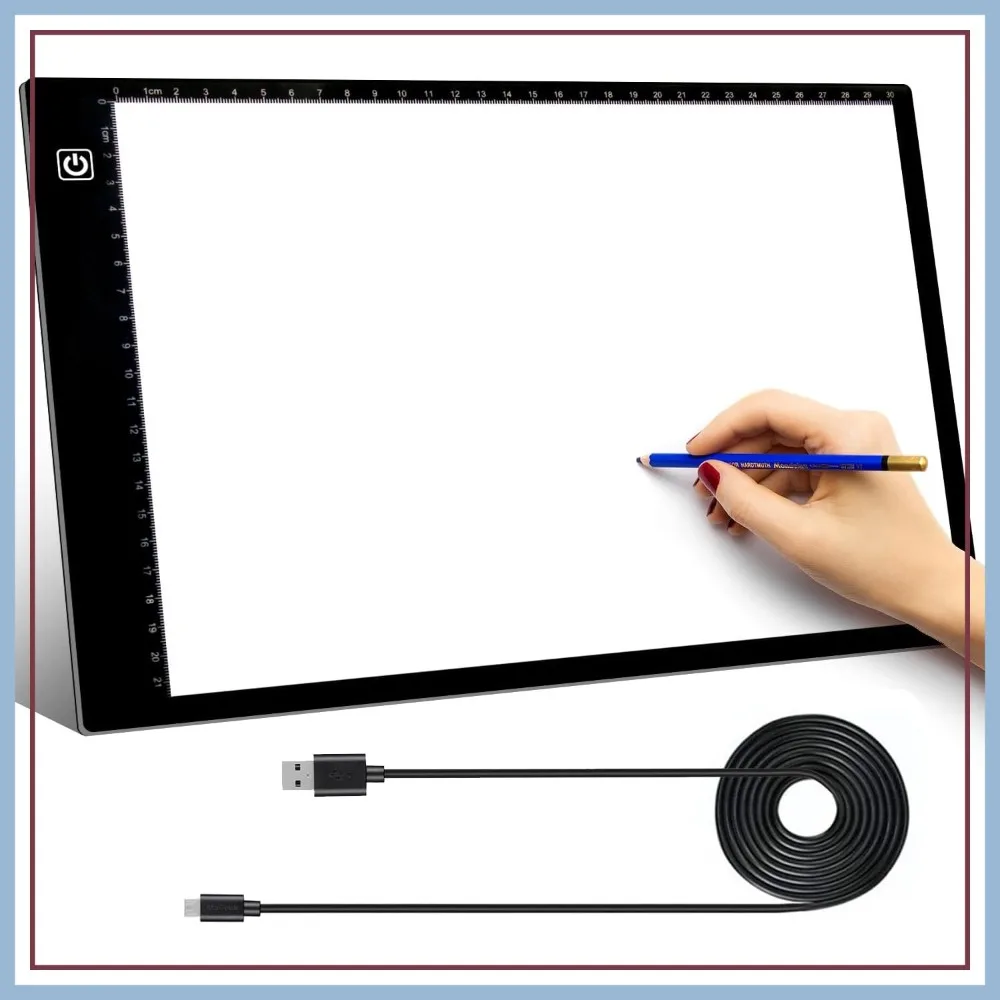 Upgraded A4 Light Pad for Diamond Painting, High Brightness No Black Dots, for Drawing/Tracing/Craft/Sketching/Weeding Vinyl
Upgraded A4 Light Pad for Diamond Painting, High Brightness No Black Dots, for Drawing/Tracing/Craft/Sketching/Weeding Vinyl