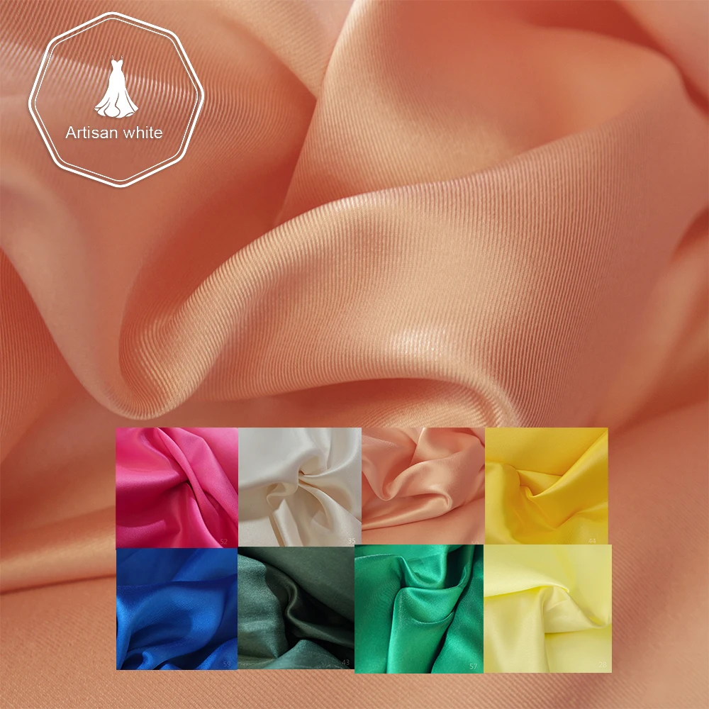 Luxury Ivory Designer Mikado Satin Fabric Burgundy Thick Shiny Dressmaking Material for Wedding Party Couture Gowns Diy Fabric
Luxury Ivory Designer Mikado Satin Fabric Burgundy Thick Shiny Dressmaking Material for Wedding Party Couture Gowns Diy Fabric