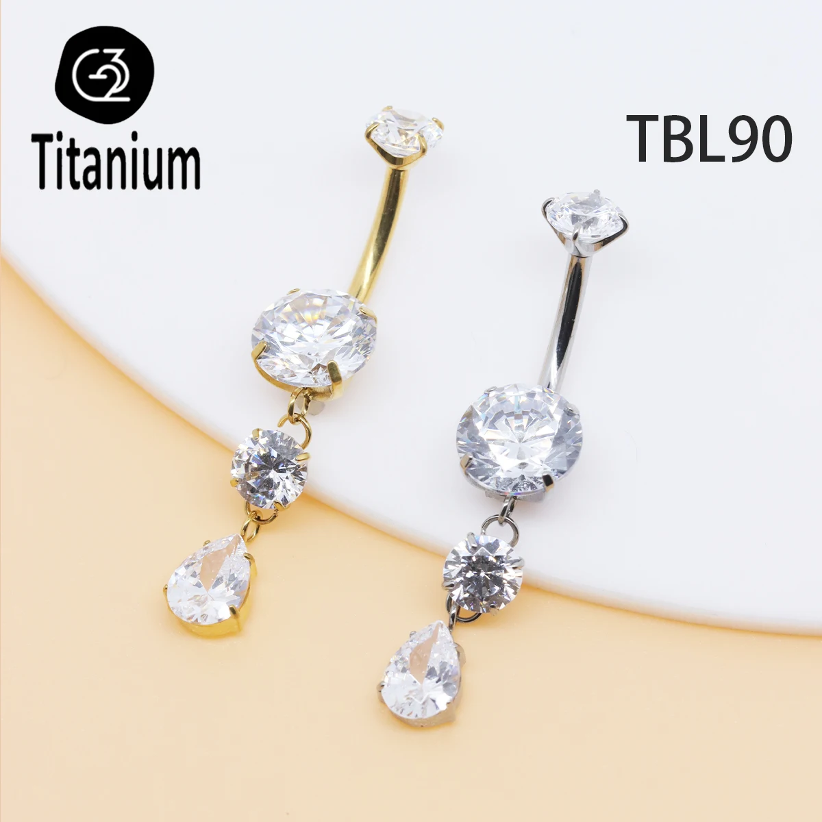 ASTM F136 Titanium CZ Belly Button Rings Prong WaterDrop Pendant Round Navel Piercing Navel Ring Curved Banana Sexy Body Jewelry
ASTM F136 Titanium CZ Belly Button Rings Prong WaterDrop Pendant Round Navel Piercing Navel Ring Curved Banana Sexy Body Jewelry