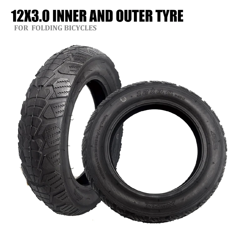 Electric vehicle outer tire 12x3.0 inner tyre tires are suitable for folding bicycles with 12.5 inch pneumatic
Electric vehicle outer tire 12x3.0 inner tyre tires are suitable for folding bicycles with 12.5 inch pneumatic