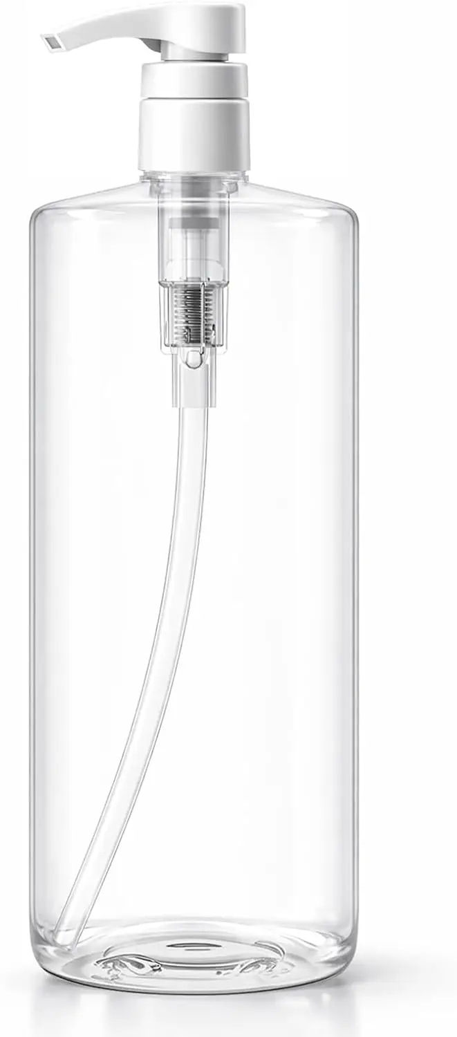 32oz Clear Pump Bottle for Shampoo, Conditioner, Lotion, Soap - BPA-Free
32oz Clear Pump Bottle for Shampoo, Conditioner, Lotion, Soap - BPA-Free