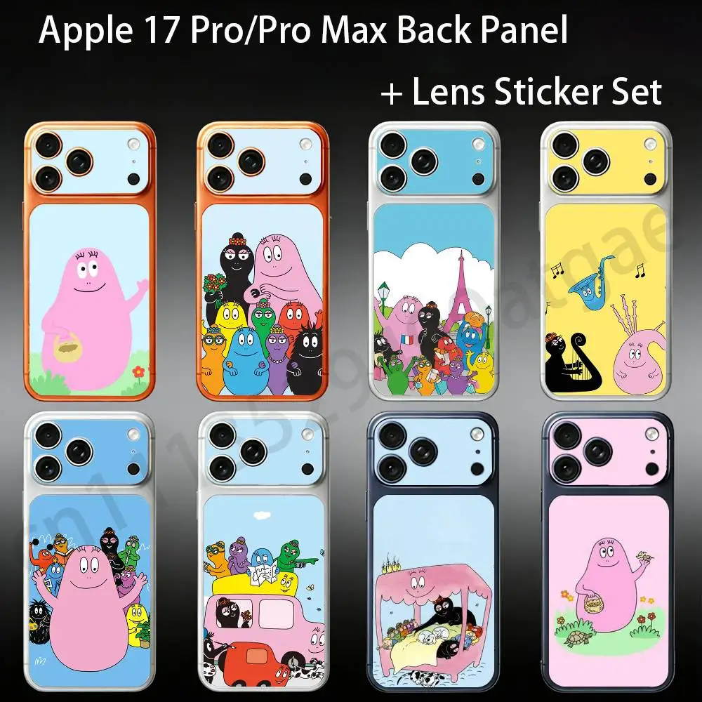 Hot Sale Cute Barbapapa For iPhone 17Pro/ProMax Battry Back Cover with Camera Decal Skin Rear Protective Sticker Film
Hot Sale Cute Barbapapa For iPhone 17Pro/ProMax Battry Back Cover with Camera Decal Skin Rear Protective Sticker Film