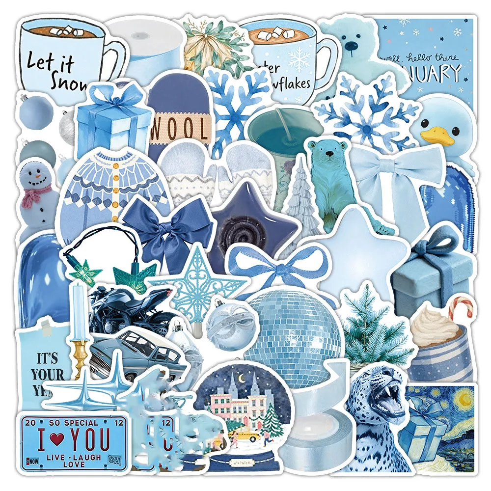 52PCS Cute Blue INS Style Sticker Aesthetic Graffiti Mobile Phone Case Notebook Water Cup Skateboard Waterproof Toy Gift Sticker
52PCS Cute Blue INS Style Sticker Aesthetic Graffiti Mobile Phone Case Notebook Water Cup Skateboard Waterproof Toy Gift Sticker