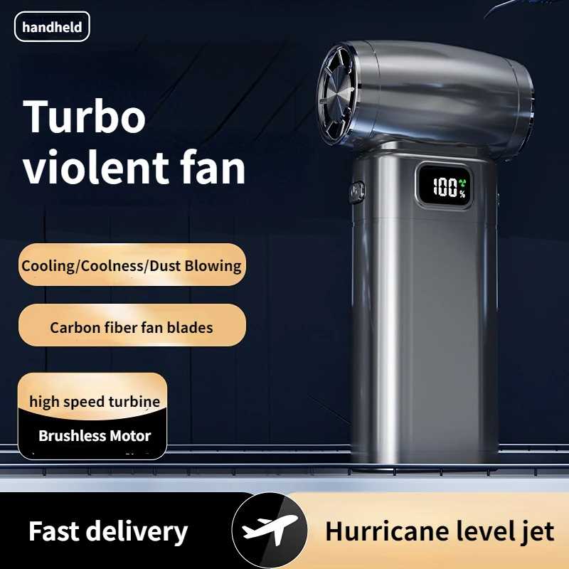 Violent Turbofan Новый ручной высокоскоростной турбовентилятор Открытый пылеуловитель Настольный небольшой вентилятор
Violent Turbofan Новый ручной высокоскоростной турбовентилятор Открытый пылеуловитель Настольный небольшой вентилятор