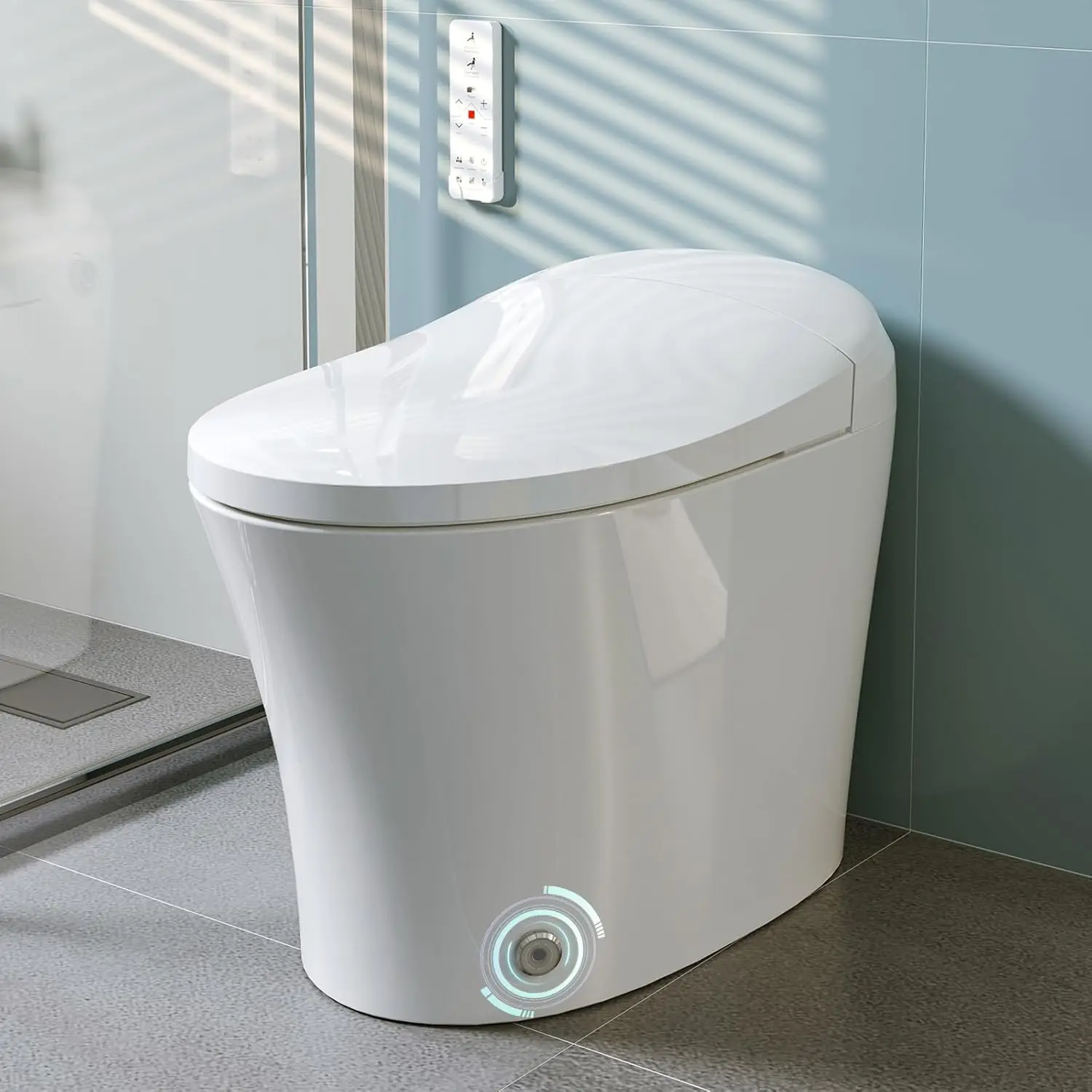 Smart Toilet with Heated Bidet, Modern Bidet Toilet With Instant Warm Water, Pre-Wet, Tankless Toilet with Dual, Customized
Smart Toilet with Heated Bidet, Modern Bidet Toilet With Instant Warm Water, Pre-Wet, Tankless Toilet with Dual, Customized