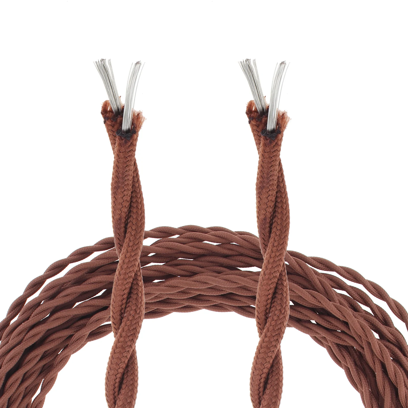 Twisted Cloth Covered Lamp Cord Antique Style Industrial Electrical Cord for Wiring, Fabric Cloth Covered Industrial Lamp Wire
Twisted Cloth Covered Lamp Cord Antique Style Industrial Electrical Cord for Wiring, Fabric Cloth Covered Industrial Lamp Wire