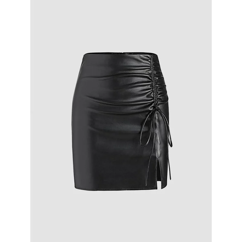 High Waist Slit Skirt with Belt Women's Fashion Spring 2026 Neutral Other Material Other Style Other Waist Design
High Waist Slit Skirt with Belt Women's Fashion Spring 2026 Neutral Other Material Other Style Other Waist Design