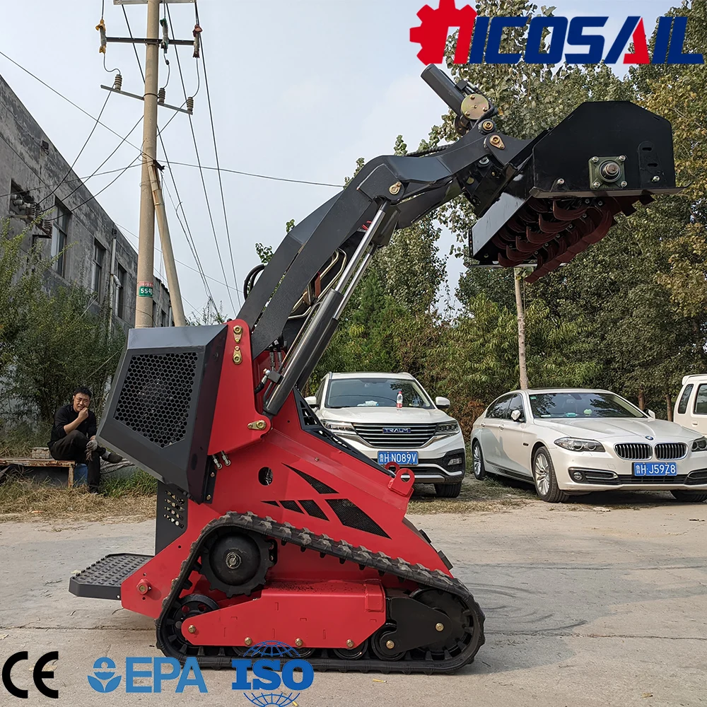 Mini Skid Steer Loader CE Certified Custom Euro 5 Compact Loader with Attachments for Construction Sites
Mini Skid Steer Loader CE Certified Custom Euro 5 Compact Loader with Attachments for Construction Sites