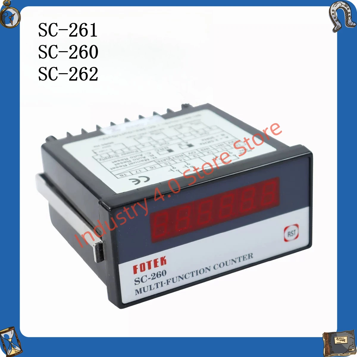 Счетчик-измеритель SC-261 SC-262 SC-260 с интеллектуальным цифровым дисплеем, новый в упаковке
Счетчик-измеритель SC-261 SC-262 SC-260 с интеллектуальным цифровым дисплеем, новый в упаковке