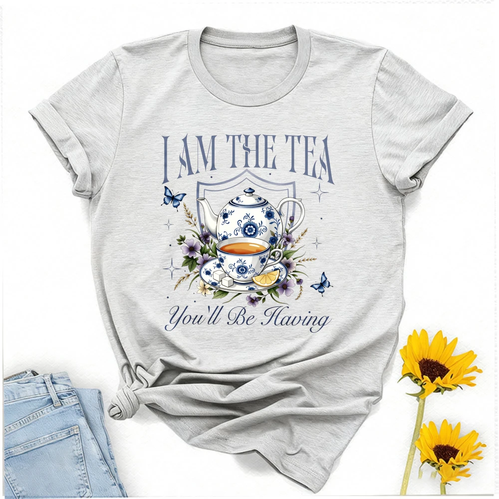 I Am The Tea You Will Be Having Women's T-Shirts Lady Regency AestheticTea Lover Shirt Summer Short Sleeve Vintage Gossip Tees
I Am The Tea You Will Be Having Women's T-Shirts Lady Regency AestheticTea Lover Shirt Summer Short Sleeve Vintage Gossip Tees
