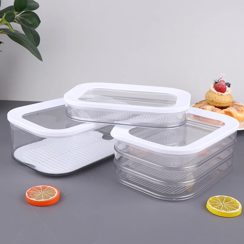 Refrigerated Fresh-Keeping Box With Lid Food Grade Frozen Plastic Kitchen Refrigerator Special Storage Box Deli Meat Containers
Refrigerated Fresh-Keeping Box With Lid Food Grade Frozen Plastic Kitchen Refrigerator Special Storage Box Deli Meat Containers