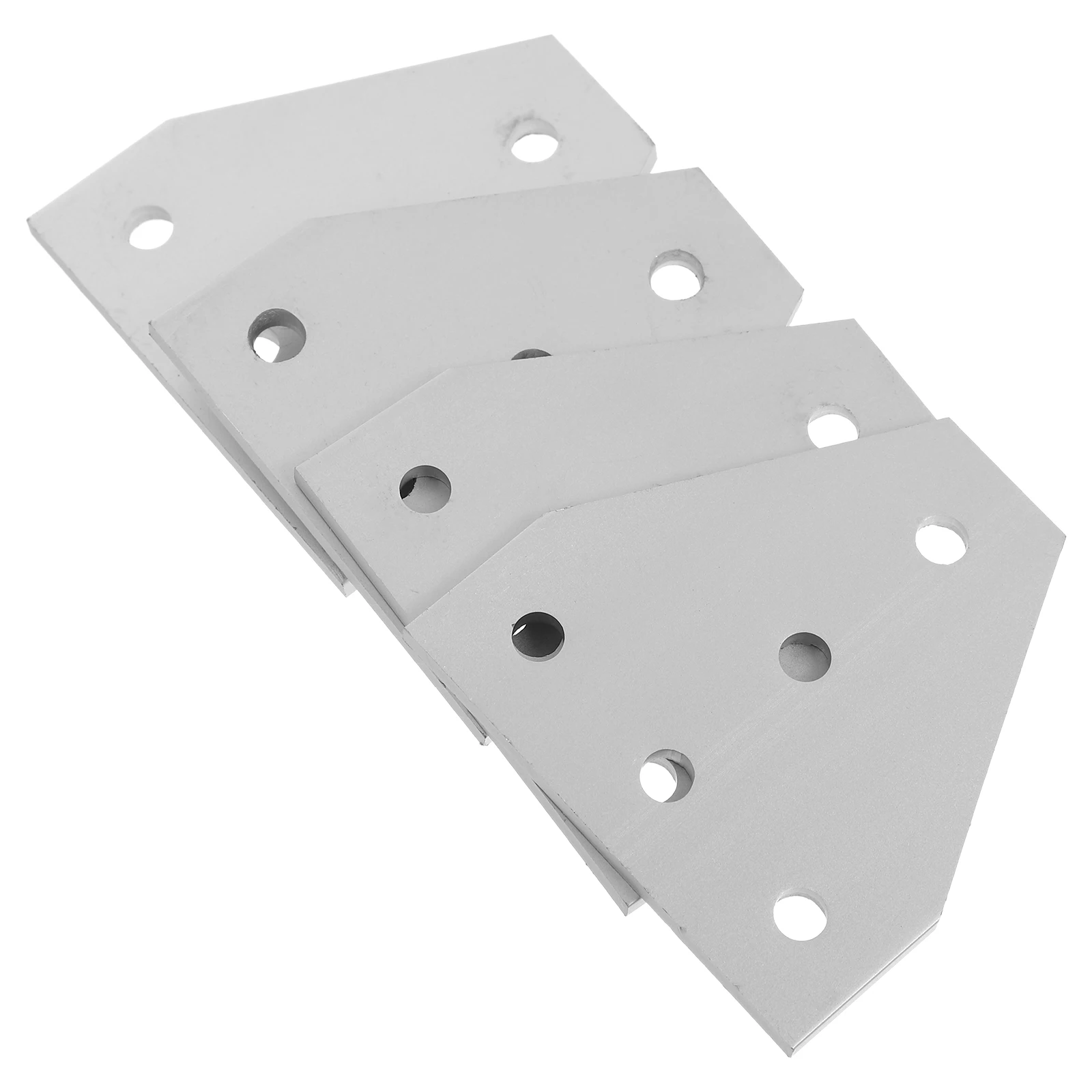 4Pcs 5 Hole Connection Boards Aluminum Alloy Joining Plates Strips Joint Angle Brackets Corrosion Resistance Easy Install
4Pcs 5 Hole Connection Boards Aluminum Alloy Joining Plates Strips Joint Angle Brackets Corrosion Resistance Easy Install