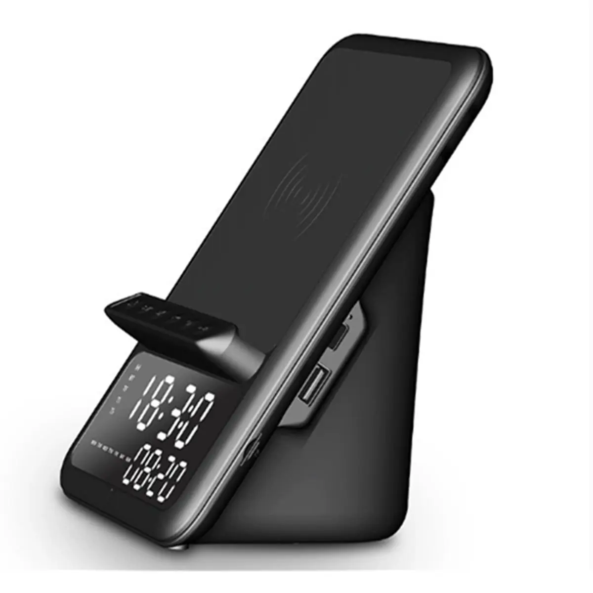 Новый будильник с Bluetooth-колонкой, календарем, беспроводной зарядкой, многофункциональный Bluetooth-аудиоплеер, держатель для мобильного телефона.
Новый будильник с Bluetooth-колонкой, календарем, беспроводной зарядкой, многофункциональный Bluetooth-аудиоплеер, держатель для мобильного телефона.