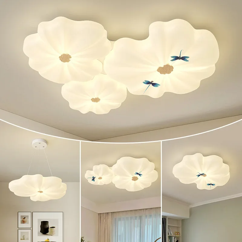 Children's room lamp, French cream style, creative flowers, dragonfly ceiling lamp, warm master bedroom lamp, full-spectrum eye
Children's room lamp, French cream style, creative flowers, dragonfly ceiling lamp, warm master bedroom lamp, full-spectrum eye