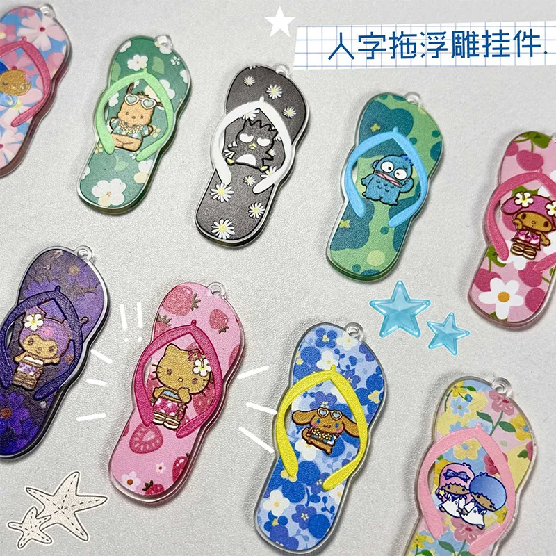 Kawaii Kitty Flip Flops Relief Acrylic Keychain Cute Usahana Slippers Charm Ornament Diy Zipper Phone Strap Accessories Gift Toy
Kawaii Kitty Flip Flops Relief Acrylic Keychain Cute Usahana Slippers Charm Ornament Diy Zipper Phone Strap Accessories Gift Toy