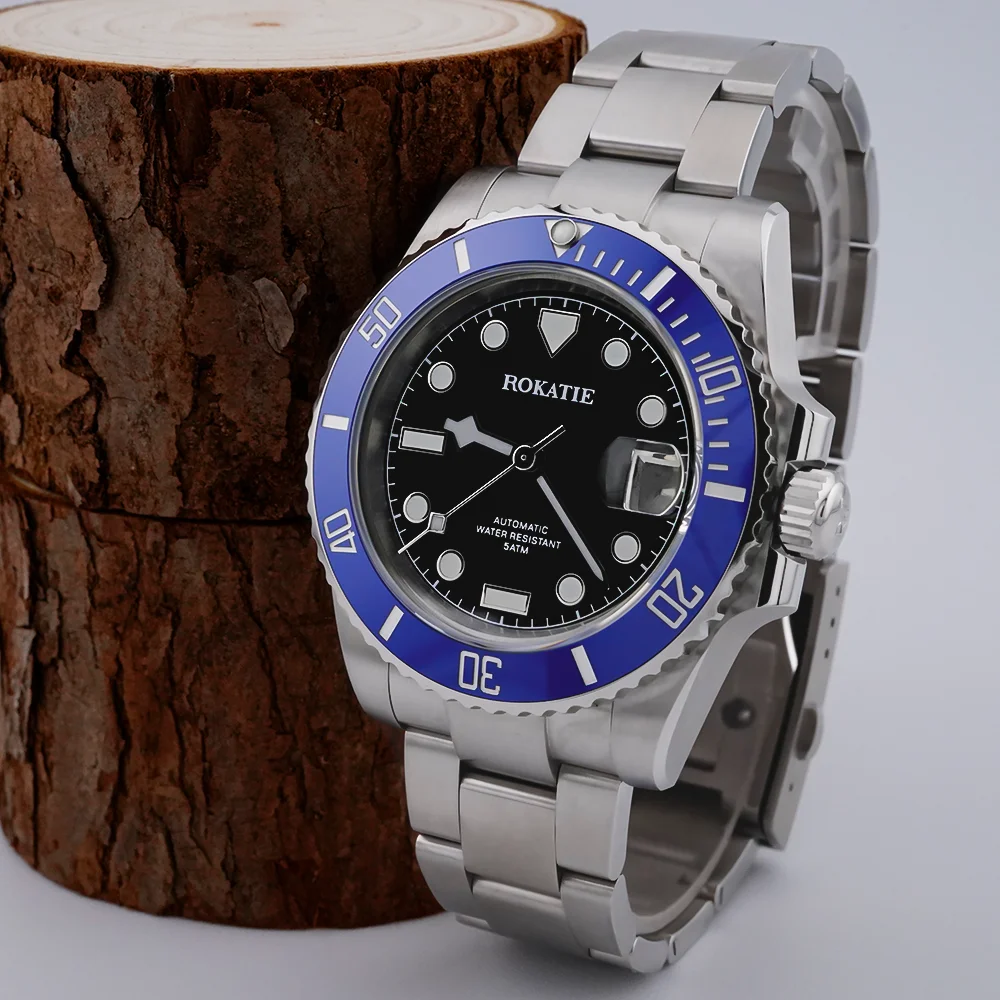 ROKATIE 40mm NH35 Watches for men Luminous automatic watch Luxury man watches Business Sapphire Crystal Men watch
ROKATIE 40mm NH35 Watches for men Luminous automatic watch Luxury man watches Business Sapphire Crystal Men watch