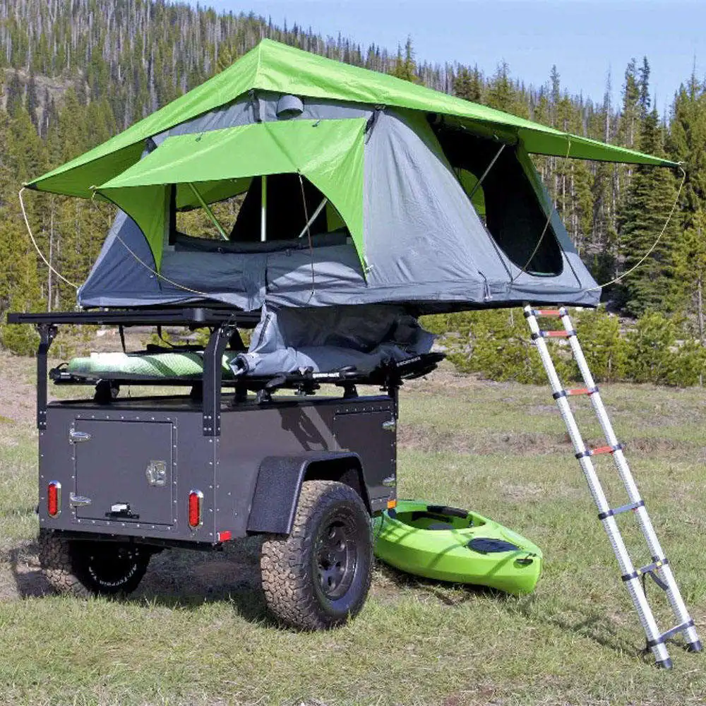 Normandy Four-Season Double Layer Canvas Roof Top Tent with Large Capacity
Normandy Four-Season Double Layer Canvas Roof Top Tent with Large Capacity
