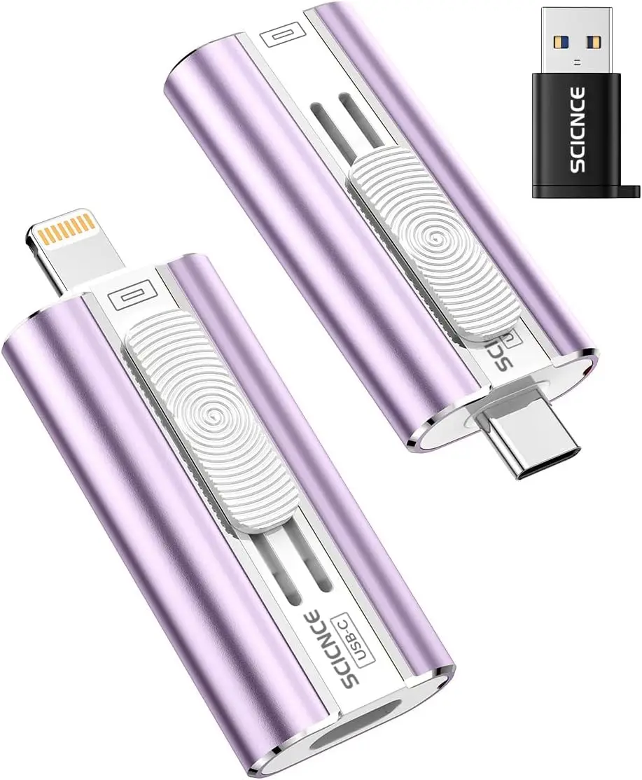 512GB USB Flash Drive for Phone, External Memory Stick for Photos Videos Backup, Plug and Play, Compatible with iPhone iPad Android PCs (Purple)
512GB USB Flash Drive for Phone, External Memory Stick for Photos Videos Backup, Plug and Play, Compatible with iPhone iPad Android PCs (Purple)
