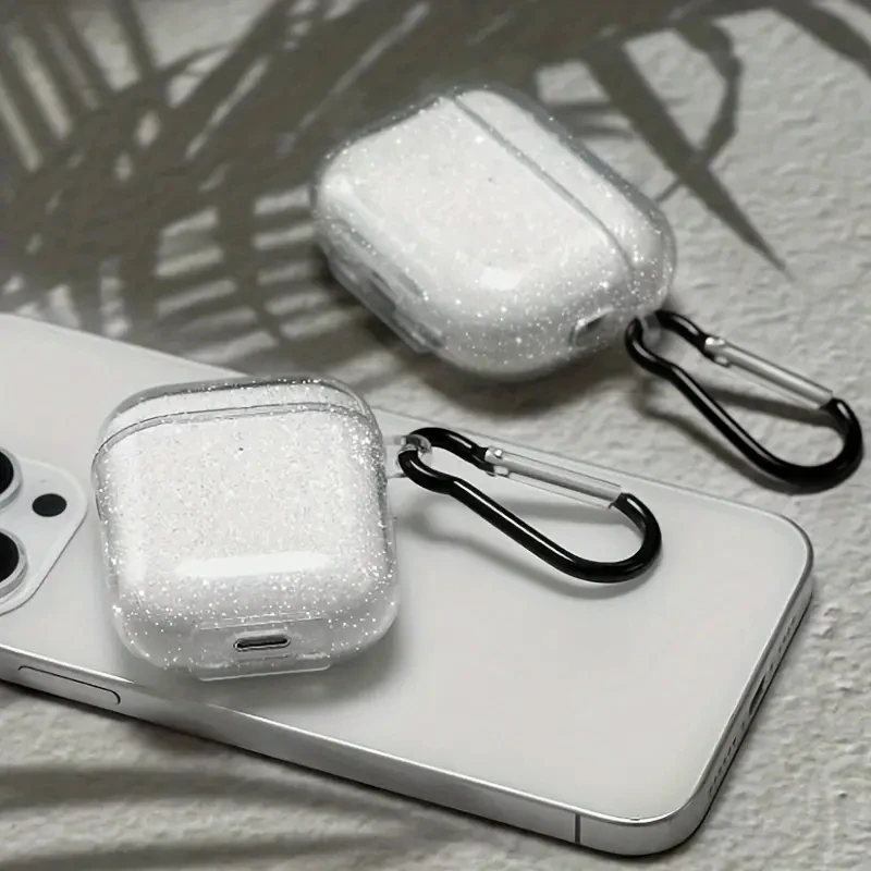 Блестящий прозрачный чехол для AirPods 4/3, силиконовый защитный чехол из ТПУ для беспроводных наушников для Airpods pro2/pro, защитный чехол
Блестящий прозрачный чехол для AirPods 4/3, силиконовый защитный чехол из ТПУ для беспроводных наушников для Airpods pro2/pro, защитный чехол