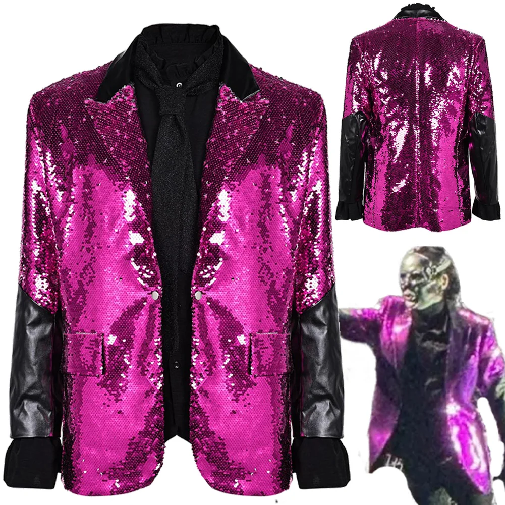 Fancy Dress Ghost Cosplay For Men Clothing Pink Purple Suits Movie Rite Here Rite Now Costume Adult Man Fantasia Party Outfits
Fancy Dress Ghost Cosplay For Men Clothing Pink Purple Suits Movie Rite Here Rite Now Costume Adult Man Fantasia Party Outfits