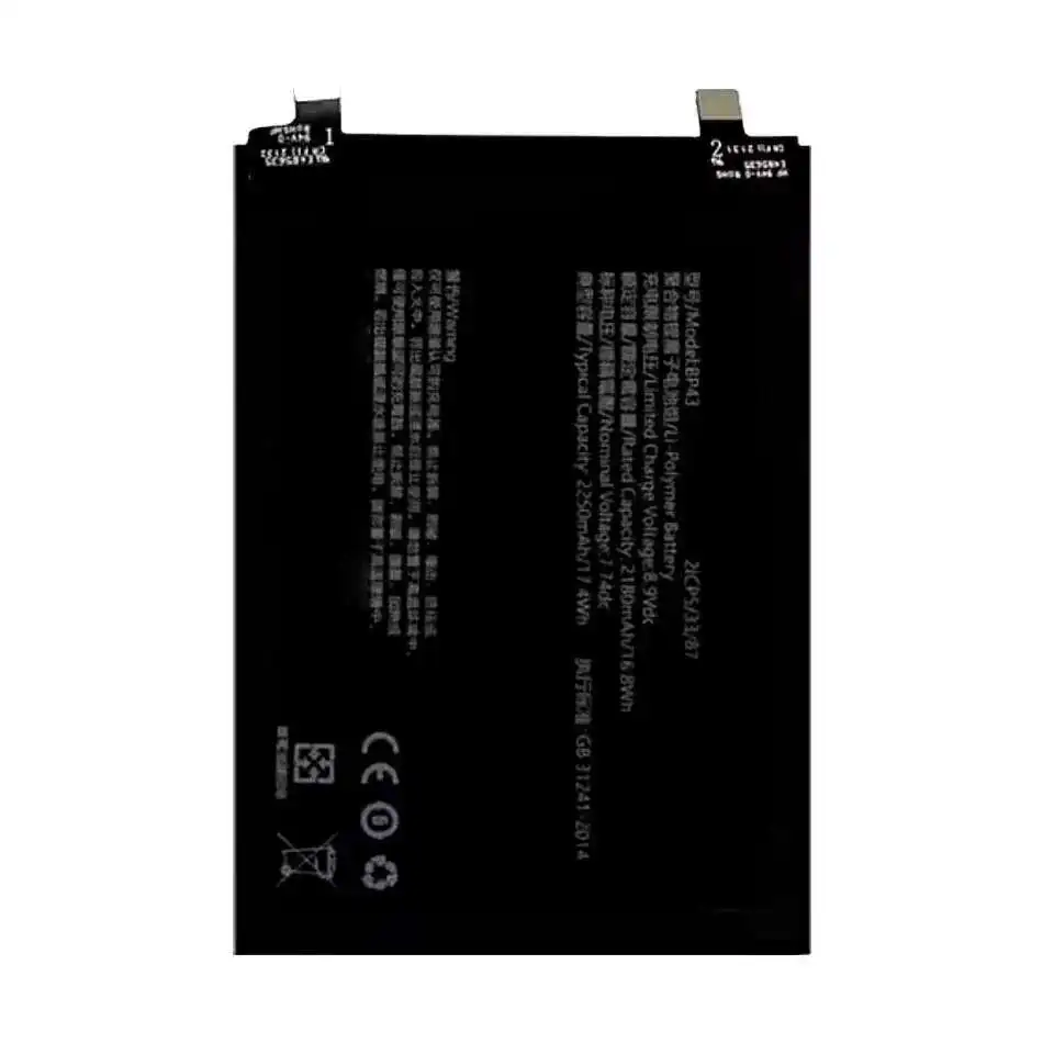 BP43 2250 мАч аккумулятор мобильного телефона для Xiaomi MI Mix 4 Mix4 Замена премиум-класса высокой емкости
BP43 2250 мАч аккумулятор мобильного телефона для Xiaomi MI Mix 4 Mix4 Замена премиум-класса высокой емкости