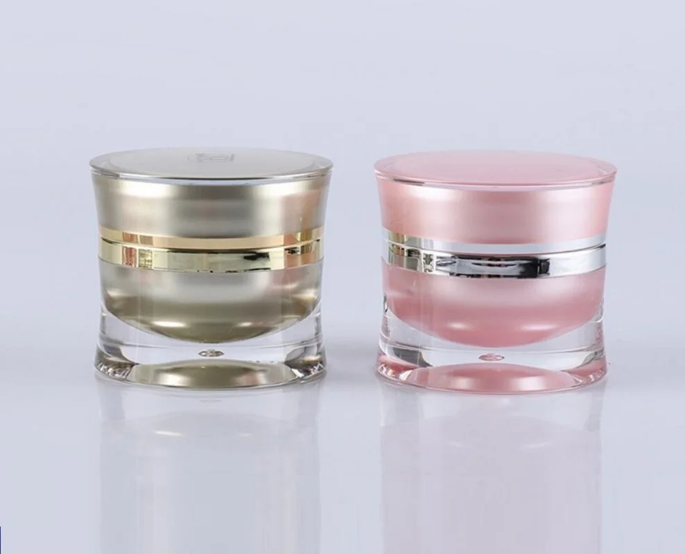15g pearl white/pink/gold slim waist acrylic cream bottle eye cream/essence/gel/day cream/moisturizer cosmetic packing
15g pearl white/pink/gold slim waist acrylic cream bottle eye cream/essence/gel/day cream/moisturizer cosmetic packing