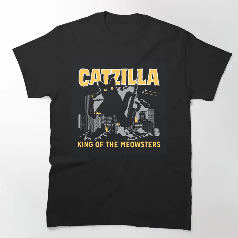 0808 Catzilla King of Monster Gift t shirt for Cat Lover Cute kitty Graphic tee Short Sleeve y2k clothes All size tops
0808 Catzilla King of Monster Gift t shirt for Cat Lover Cute kitty Graphic tee Short Sleeve y2k clothes All size tops