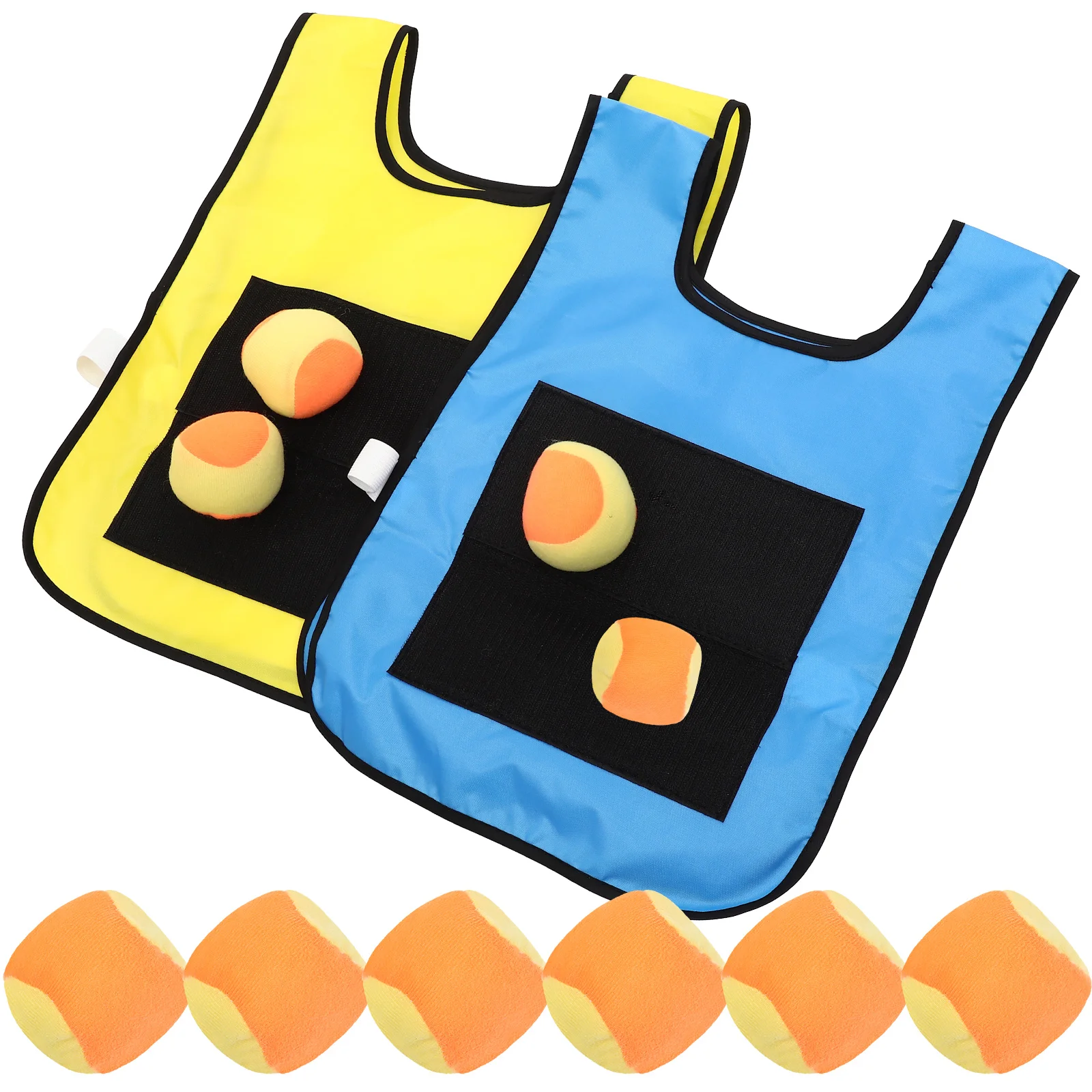 10 pcs Sticky Vest Set 10 Soft Balls Premium Polyester Kids Toddler Kids Sticky Ball Vest Group Toys
10 pcs Sticky Vest Set 10 Soft Balls Premium Polyester Kids Toddler Kids Sticky Ball Vest Group Toys