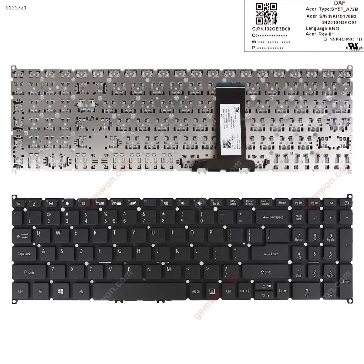 US Laptop Keyboard for ACER Aspire A317-32 A317-51 A317-51G A317-51K A317-51KG A715-74G Black
US Laptop Keyboard for ACER Aspire A317-32 A317-51 A317-51G A317-51K A317-51KG A715-74G Black