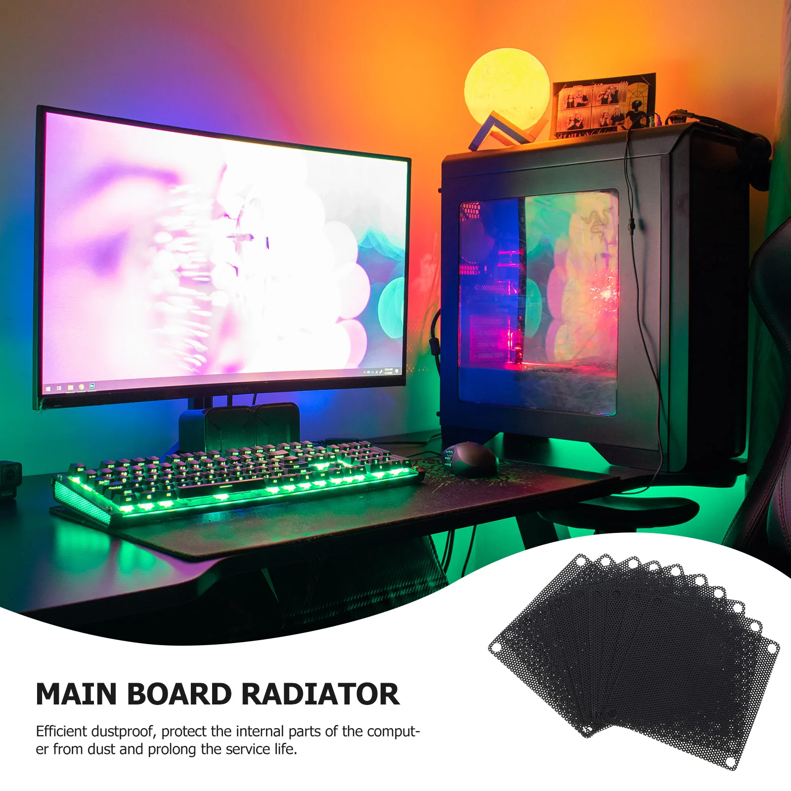 10 Pcs USB Chassis Dustproof Net Cool Pvc Desktop Magnetic Computer Fan Filter Grills
10 Pcs USB Chassis Dustproof Net Cool Pvc Desktop Magnetic Computer Fan Filter Grills