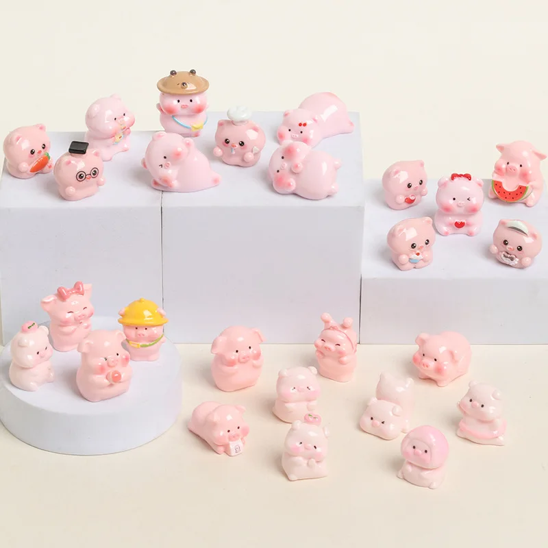 Cartoon Cute Pigs Desktop Decors Resin Miniatures Mini Figurines Car Decorations Ornaments Micro Landscape Doll House Decors
Cartoon Cute Pigs Desktop Decors Resin Miniatures Mini Figurines Car Decorations Ornaments Micro Landscape Doll House Decors