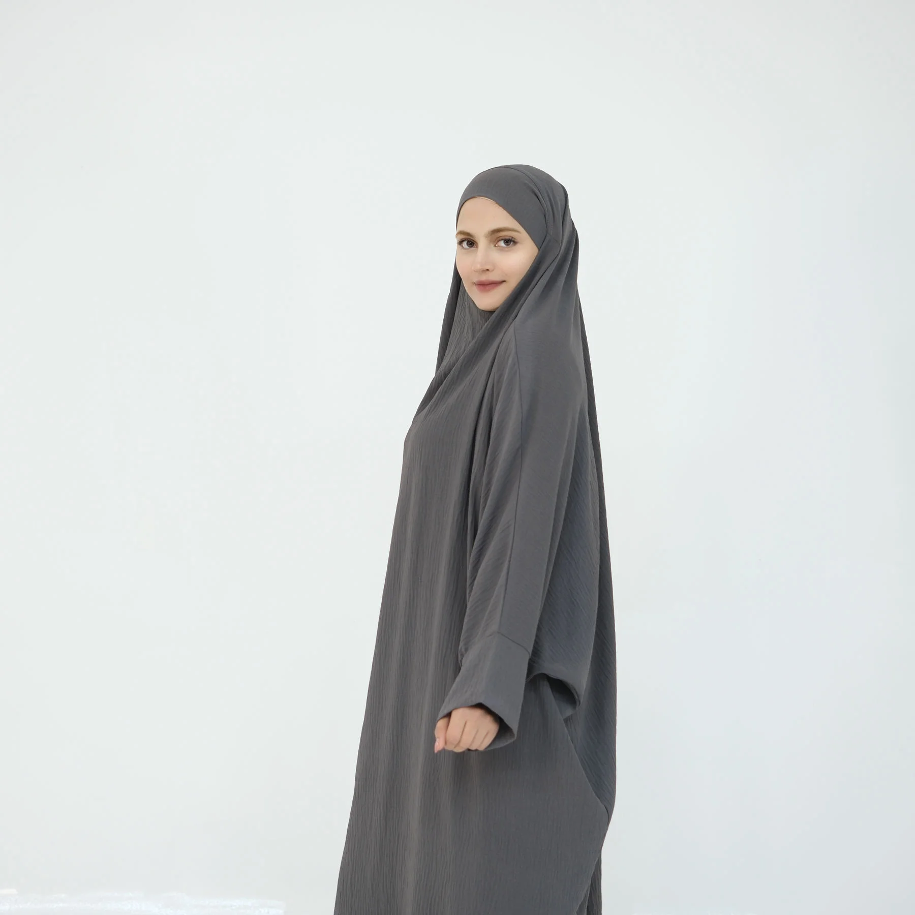 Eid Muslim Women Hijab Dress Prayer Garment Set Hooded Caftan Abaya Long Khimar Full Cover Ramadan Gown Islam Robe Niqab Kaftan
Eid Muslim Women Hijab Dress Prayer Garment Set Hooded Caftan Abaya Long Khimar Full Cover Ramadan Gown Islam Robe Niqab Kaftan