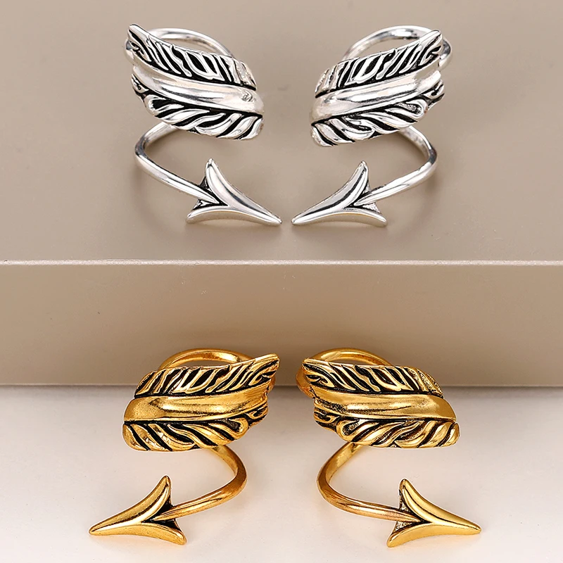 Huitan Vintage Design Arrows Shaped Clip Earrings for Women Ear Cartilage Earrings Non-piercing Accessories Personality Jewelry
Huitan Vintage Design Arrows Shaped Clip Earrings for Women Ear Cartilage Earrings Non-piercing Accessories Personality Jewelry