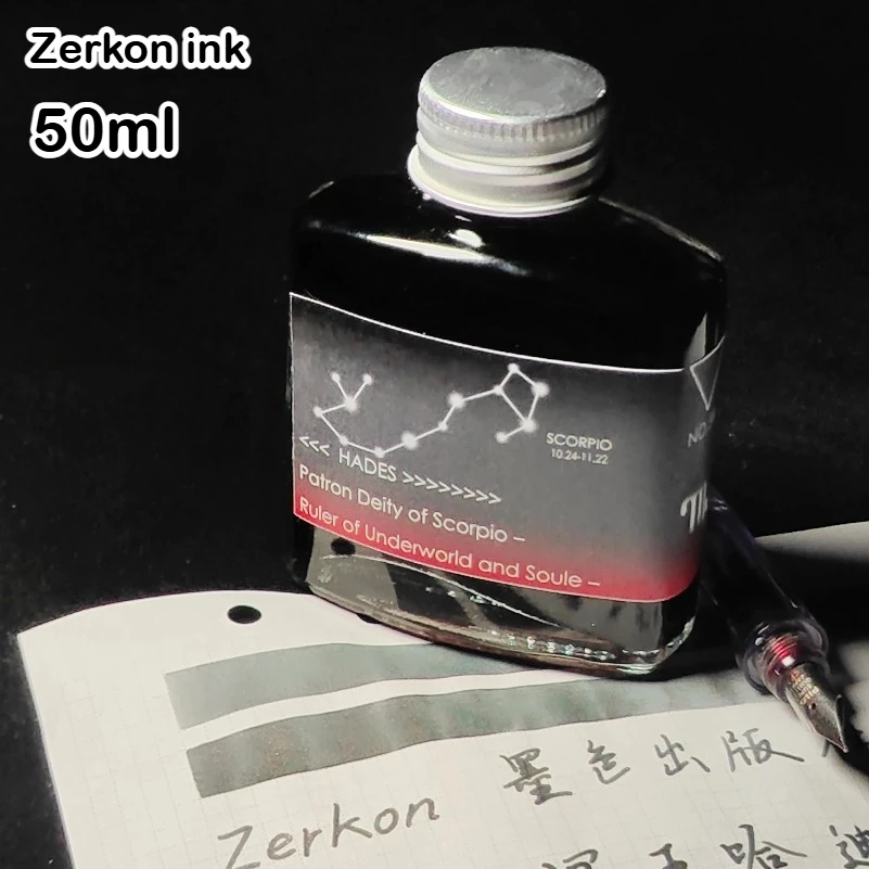 Zerkon Ink 50ml 59 Colors Sheen Fountain Pen Ink Gradient Color Dip Pen Ink for Majohn JINHAO School Supplies Stationery
Zerkon Ink 50ml 59 Colors Sheen Fountain Pen Ink Gradient Color Dip Pen Ink for Majohn JINHAO School Supplies Stationery