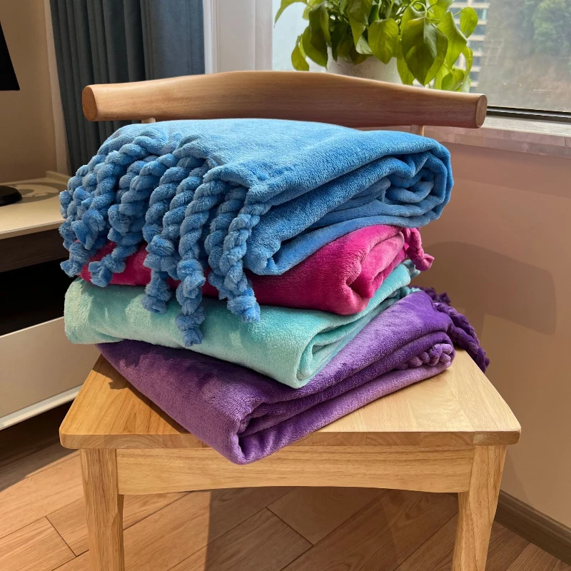 Flannel braid blanket sofa blanket cover blanket bed end blanket air conditioning blanket tassel napwool yarn blanket
Flannel braid blanket sofa blanket cover blanket bed end blanket air conditioning blanket tassel napwool yarn blanket