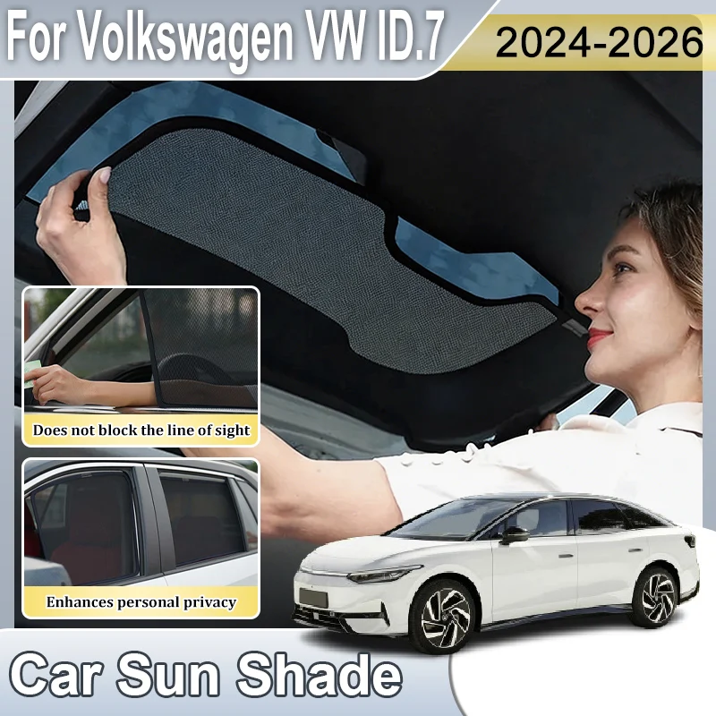 Car Mesh Sunshades For Volkswagen ID.7 Accessories VW 2024 2025 2026 Front Rear Window Sun Shades Mesh Covers Anti Heat Net Tool
Car Mesh Sunshades For Volkswagen ID.7 Accessories VW 2024 2025 2026 Front Rear Window Sun Shades Mesh Covers Anti Heat Net Tool