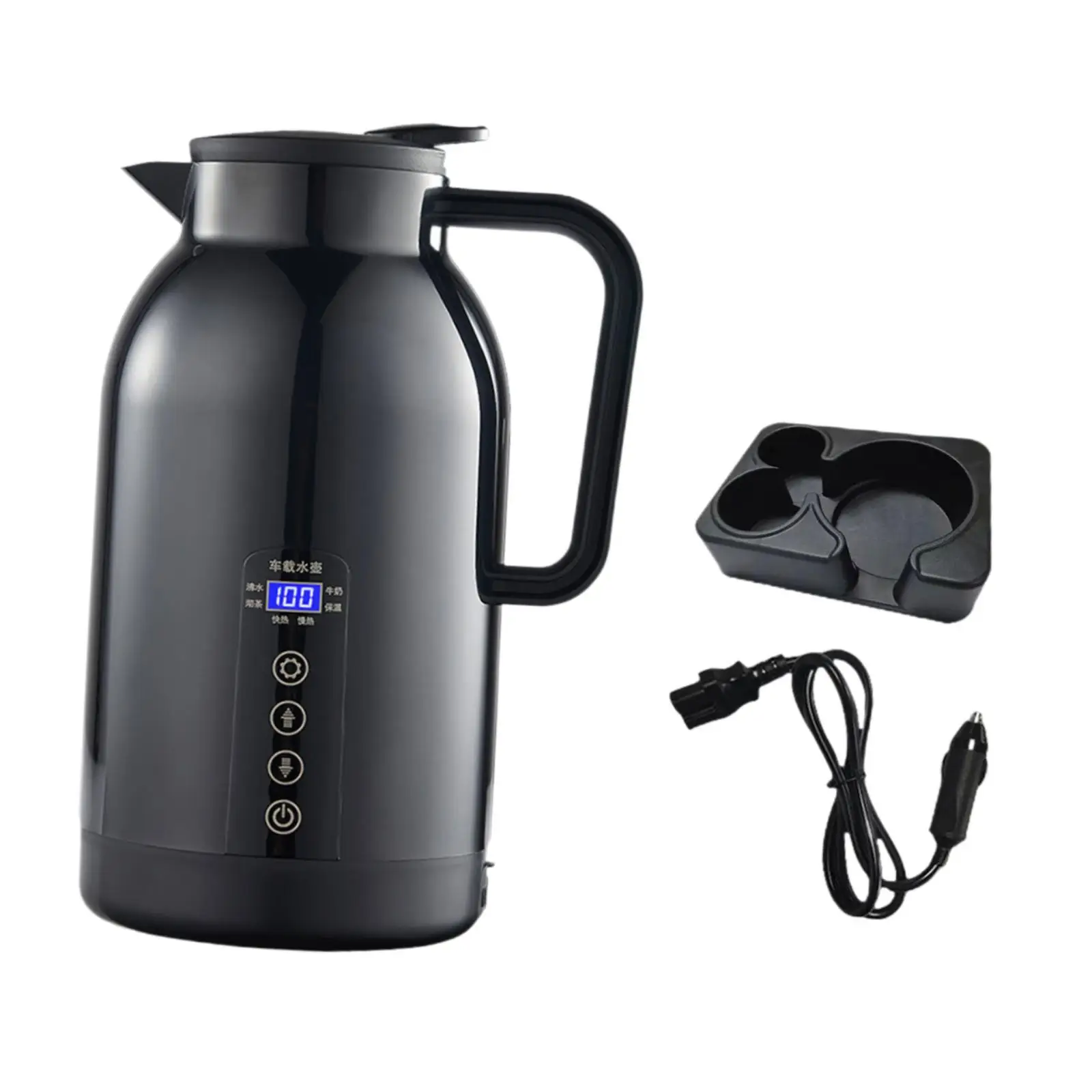 Electric Car Kettle 12V 24V 1.1L Travel Kettle for Drivers Self Driving Trip 
Electric Car Kettle 12V 24V 1.1L Travel Kettle for Drivers Self Driving Trip