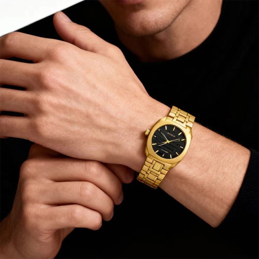 Golden Gentleman Watch Fashion Men's Business Watch Casual Analog Quartz Watch Men's Wristwatch
Golden Gentleman Watch Fashion Men's Business Watch Casual Analog Quartz Watch Men's Wristwatch